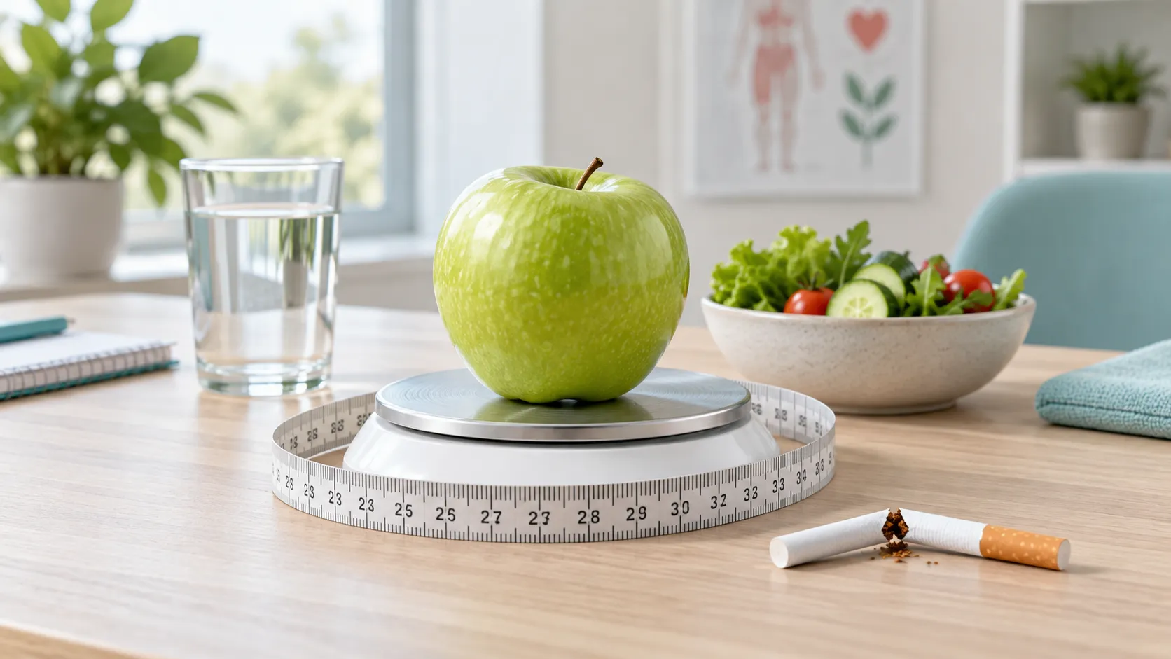 Почему набирают вес после отказа от курения